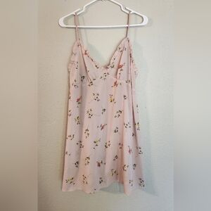 Jones New York Pink Floral Slip Dress Size XL